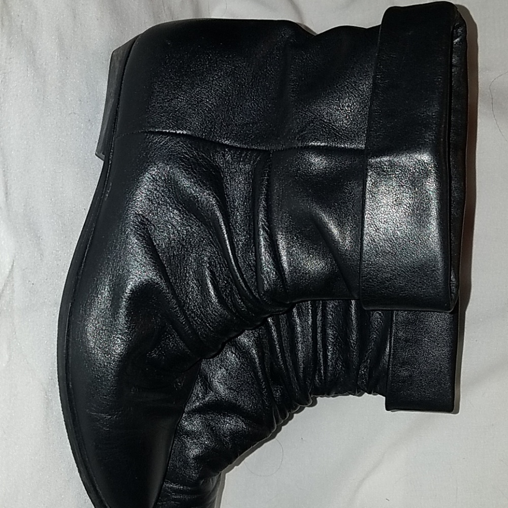 Black ankle boots